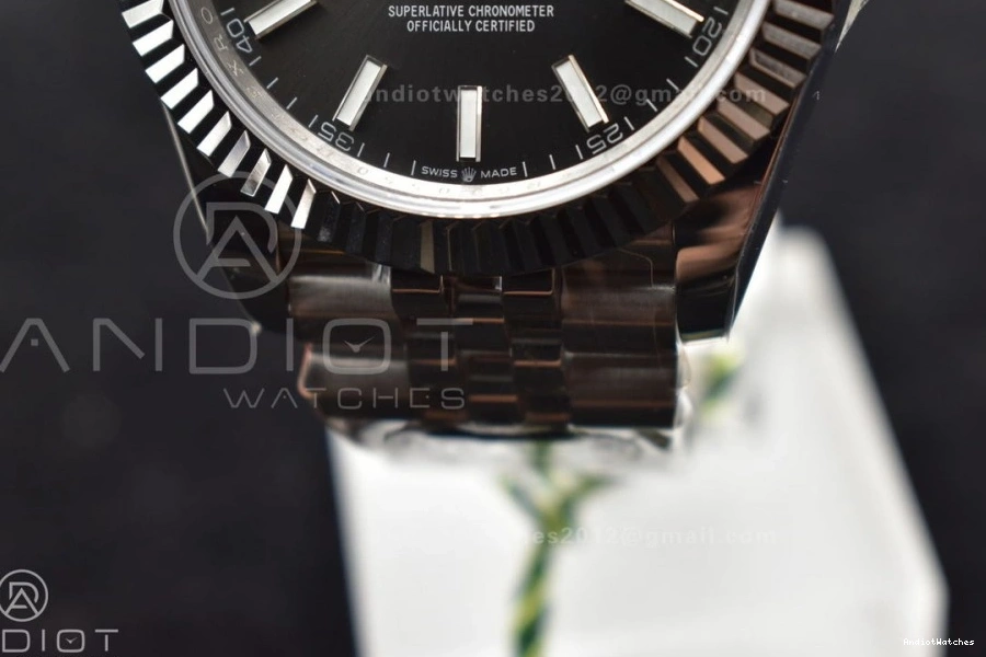 DateJust Edition SA 126334 904L Casual Steel Dial 1:1 Bracelet Stick DIWF on 639 Grey Best 41 Jubilee 0110